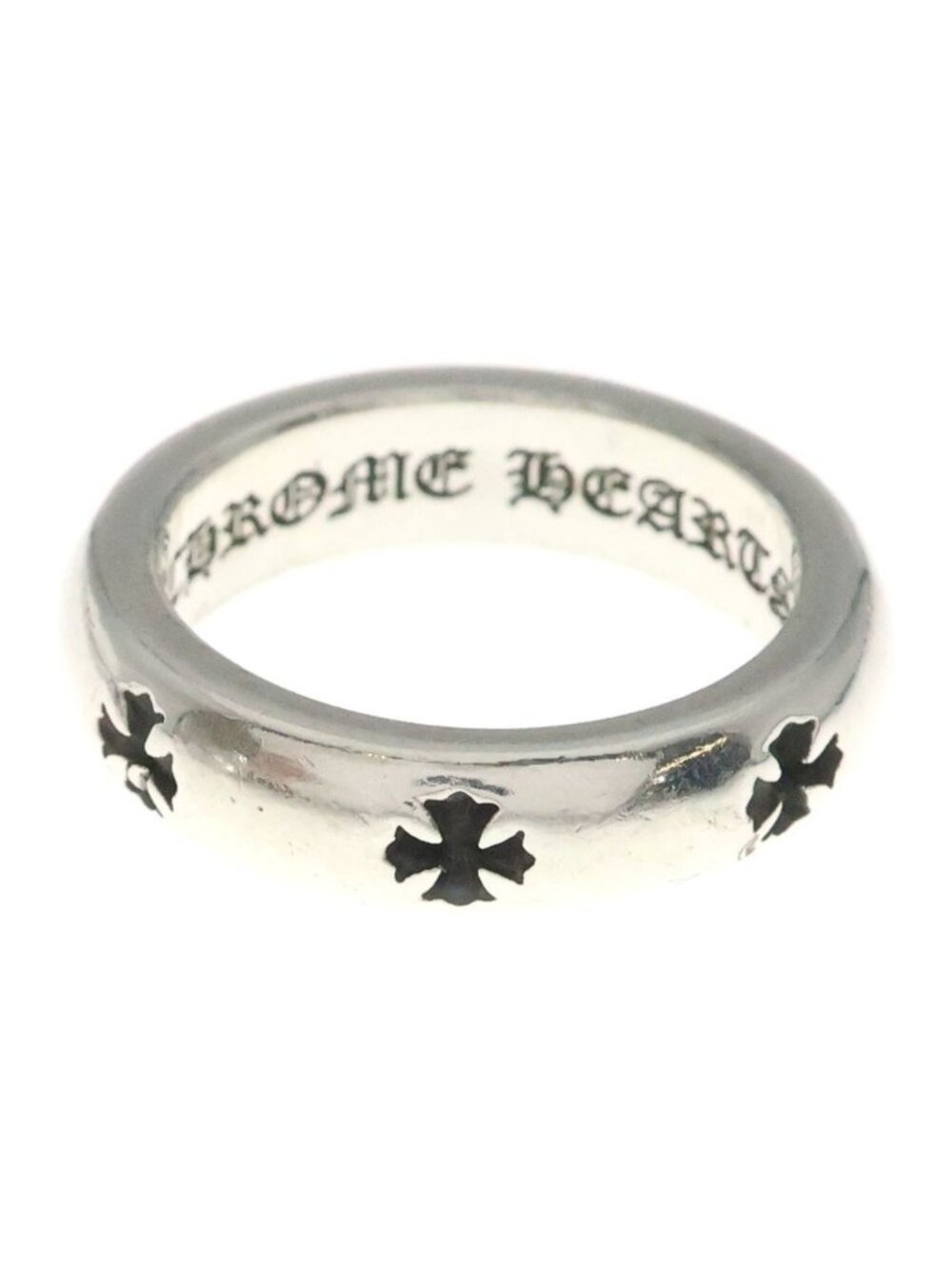 Chrome Hearts Negative CH Plus Ring Silver